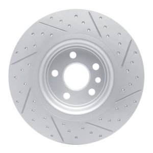 Land Rover Range Rover Evoque Brake Rotor (1) - Rear Left - DFC - Geoperformance Rotor - Drilled and Slotted - `16-`19