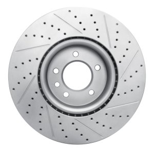 Land Rover Range Rover Brake Rotor (1) - Front Left - DFC - Geoperformance Rotor - Drilled and Slotted - `18-`20