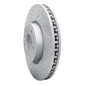 Land Rover Range Rover Brake Rotor (1) - Front Left - DFC - Geoperformance Rotor - Drilled and Slotted - `18-`20