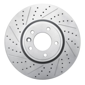 Land Rover Range Rover Brake Rotor (1) - Front Left - DFC - Geoperformance Rotor - Drilled and Slotted - `18-`20