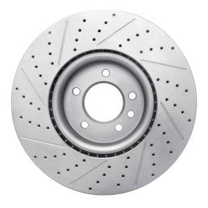 Land Rover Range Rover Brake Rotor (1) - Front Right - DFC - Geoperformance Rotor - Drilled & Slotted - `18-`20