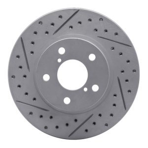 Subaru Impreza Brake Rotor (1) - Front Left - DFC - Drilled & Slotted Geoperformance - `90-`01 Subaru Impreza Brake Rotor (1) - Front Left - DFC - Drilled & Slotted Geoperformance - `90-`01