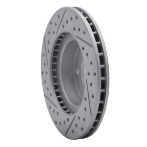 Subaru Impreza Brake Rotor (1) - Front Right - DFC - Geoperformance Rotors - Drilled & Slotted - `90-`01 Subaru Impreza Brake Rotor (1) - Front Right - DFC - Geoperformance Rotors - Drilled & Slotted - `90-`01