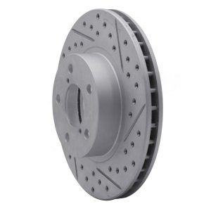 Subaru Impreza Brake Rotor (1) - Front Right - DFC - Geoperformance Rotors - Drilled & Slotted - `90-`01 Subaru Impreza Brake Rotor (1) - Front Right - DFC - Geoperformance Rotors - Drilled & Slotted - `90-`01