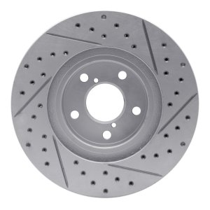 Saab 9-2X Brake Rotor (1) - Front Left - DFC - Drilled & Slotted Geoperformance - `90-`16 Saab 9-2X Brake Rotor (1) - Front Left - DFC - Drilled & Slotted Geoperformance - `90-`16