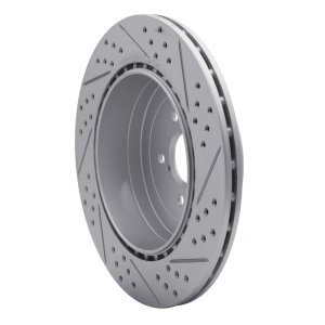 Subaru Impreza Brake Rotor (1) - Rear Left - DFC - Drilled & Slotted Geoperformance - `03-`04 Subaru Impreza Brake Rotor (1) - Rear Left - DFC - Drilled & Slotted Geoperformance - `03-`04