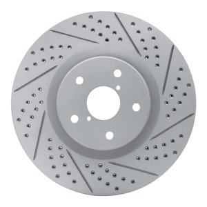 Subaru WRX Brake Rotor (1) - Front Right - DFC - Drilled & Slotted Geoperformance - `05-`20 Subaru WRX Brake Rotor (1) - Front Right - DFC - Drilled & Slotted Geoperformance - `05-`20