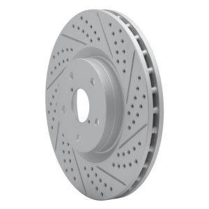 Subaru WRX Brake Rotor (1) - Front Right - DFC - Drilled & Slotted Geoperformance - `05-`20 Subaru WRX Brake Rotor (1) - Front Right - DFC - Drilled & Slotted Geoperformance - `05-`20