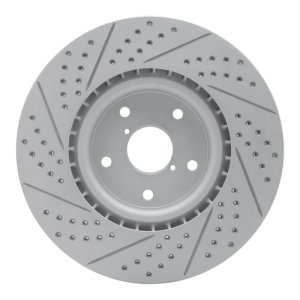 Subaru WRX Brake Rotor (1) - Front Right - DFC - Drilled & Slotted Geoperformance - `05-`20 Subaru WRX Brake Rotor (1) - Front Right - DFC - Drilled & Slotted Geoperformance - `05-`20