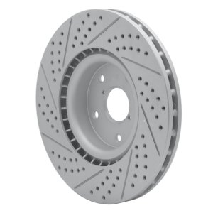 Subaru WRX Brake Rotor (1) - Front Right - DFC - Drilled & Slotted Geoperformance - `05-`20 Subaru WRX Brake Rotor (1) - Front Right - DFC - Drilled & Slotted Geoperformance - `05-`20