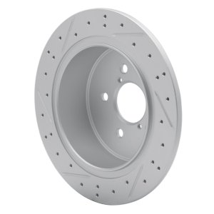 Subaru Outback Brake Rotor (1) - Rear Right - DFC - Geoperformance Drilled & Slotted - `05-`09 Subaru Outback Brake Rotor (1) - Rear Right - DFC - Geoperformance Drilled & Slotted - `05-`09