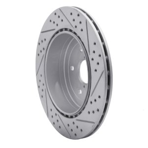 Subaru WRX Sti Brake Rotor (1) - Rear Left - DFC - Geoperformance Drill & Slot - `08-`20 Subaru WRX Sti Brake Rotor (1) - Rear Left - DFC - Geoperformance Drill & Slot - `08-`20