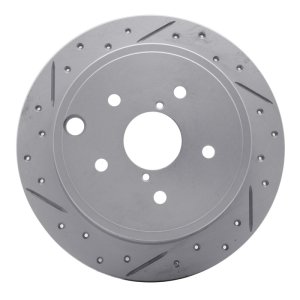 Subaru WRX Brake Rotor (1) - Rear Left - DFC - Drilled & Slotted Geoperformance - `15-`21 Subaru WRX Brake Rotor (1) - Rear Left - DFC - Drilled & Slotted Geoperformance - `15-`21