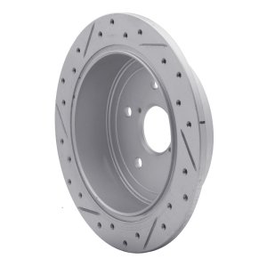 Subaru WRX Brake Rotor (1) - Rear Right - DFC - Geoperformance Drilled & Slotted - `15-`21