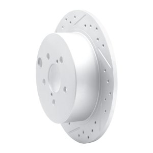 Subaru Xv Crosstrek Brake Rotor (1) - Rear Left - DFC - Drilled & Slotted Geoperformance - `12-`23