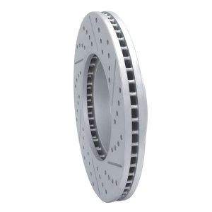 Subaru Legacy Brake Rotor (1) - Front Left - DFC - Drilled & Slotted Geoperformance - `15-`19