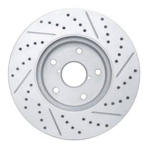 Subaru Legacy Brake Rotor (1) - Front Left - DFC - Drilled & Slotted Geoperformance - `15-`19