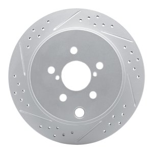 Subaru Forester Brake Rotor (1) - Rear Left - DFC - Drilled & Slotted Geoperformance - `14-`18