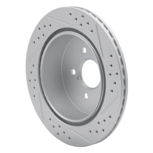 Subaru Forester Brake Rotor (1) - Rear Left - DFC - Drilled & Slotted Geoperformance - `14-`18