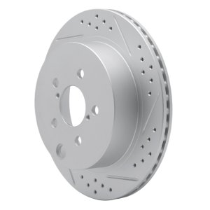 Subaru Forester Brake Rotor (1) - Rear Right - DFC - Drilled & Slotted Geoperformance - `14-`18 Subaru Forester Brake Rotor (1) - Rear Right - DFC - Drilled & Slotted Geoperformance - `14-`18