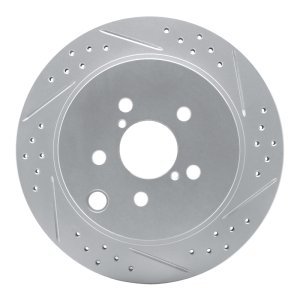 Subaru Forester Brake Rotor (1) - Rear Right - DFC - Drilled & Slotted Geoperformance - `14-`18 Subaru Forester Brake Rotor (1) - Rear Right - DFC - Drilled & Slotted Geoperformance - `14-`18