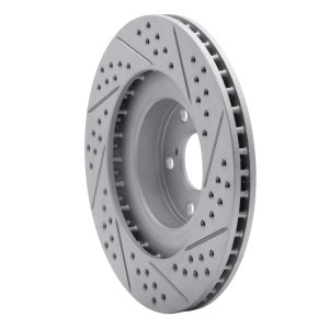 Saab 9-2X Brake Rotor (1) - Front Left - DFC - Geoperf, Drilled & Slotted - `01-`08