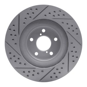 Saab 9-2X Brake Rotor (1) - Front Right - DFC - Geoperformance Drilled & Slotted - `01-`08