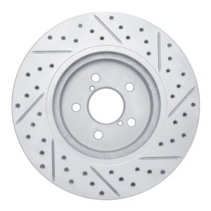 Subaru Crosstrek Brake Rotor (1) - Front Left - DFC - Geoperformance Rotor - Drilled and Slotted - `17-`23