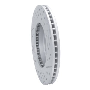 Subaru Crosstrek Brake Rotor (1) - Front Left - DFC - Geoperformance Rotor - Drilled and Slotted - `17-`23