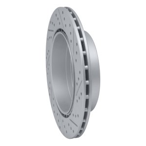 Subaru BRZ Brake Rotor (1) - Rear Left - DFC - Drilled & Slotted Geoperformance - `17-`25