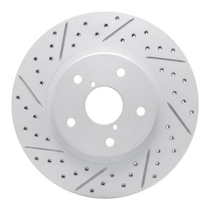 Subaru Forester Brake Rotor (1) - Front Left - DFC - Drilled & Slotted - `19-`24