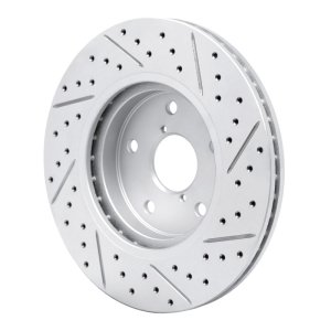 Subaru Forester Brake Rotor (1) - Front Left - DFC - Drilled & Slotted - `19-`24