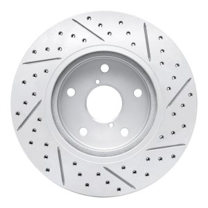 Subaru Forester Brake Rotor (1) - Front Left - DFC - Drilled & Slotted - `19-`24