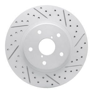 Subaru Forester Brake Rotor (1) - Front Right - DFC - Geoperformance Drilled & Slotted - `19-`24 Subaru Forester Brake Rotor (1) - Front Right - DFC - Geoperformance Drilled & Slotted - `19-`24