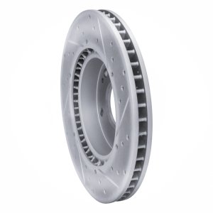 Kia Forte Brake Rotor (1) - Front Left - DFC - Geoperformance Drilled & Slotted - `10-`13