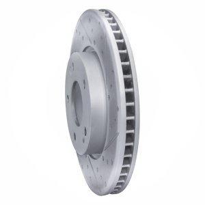 Kia Soul Brake Rotor (1) - Front Right - DFC - Drilled & Slotted Geoperformance - `10-`13