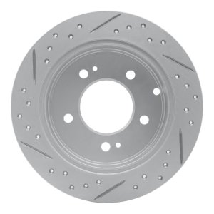 Kia Soul Brake Rotor (1) - Rear Right - DFC - Geoperformance Drilled & Slotted - `10-`13
