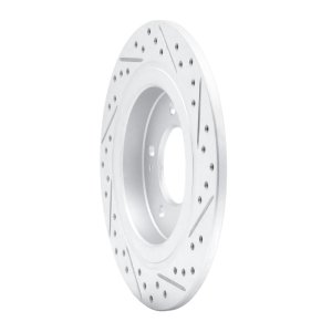 Hyundai Azera Brake Rotor (1) - Rear Left - DFC - Drilled & Slotted Geoperformance - `13-`26