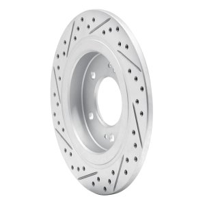 Hyundai Kona Brake Rotor (1) - Rear Right - DFC - Geoperformance Rotor - Drilled & Slotted - `13-`26