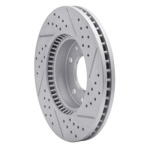 Kia Sedona Brake Rotor (1) - Front Left - DFC - Drilled & Slotted Geoperformance Rotor - `03-`05