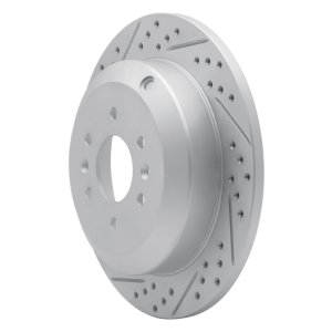 Kia Borrego Brake Rotor (1) - Rear Left - DFC - Drilled & Slotted Geoperformance - `09-`10