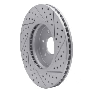 Kia Borrego Brake Rotor (1) - Front Left - DFC - Drilled & Slotted Geoperformance - `09-`10 Kia Borrego Brake Rotor (1) - Front Left - DFC - Drilled & Slotted Geoperformance - `09-`10