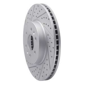 Kia Borrego Brake Rotor (1) - Front Left - DFC - Drilled & Slotted Geoperformance - `09-`10 Kia Borrego Brake Rotor (1) - Front Left - DFC - Drilled & Slotted Geoperformance - `09-`10