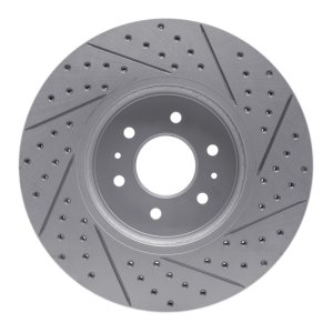 Kia Borrego Brake Rotor (1) - Front Left - DFC - Drilled & Slotted Geoperformance - `09-`10 Kia Borrego Brake Rotor (1) - Front Left - DFC - Drilled & Slotted Geoperformance - `09-`10