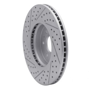 Kia Borrego Brake Rotor (1) - Front Right - DFC - Drilled & Slotted Geoperformance - `09-`10