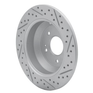 Kia Sorento Brake Rotor (1) - Rear Left - DFC - Drilled & Slotted Geoperformance - `15-`20 Kia Sorento Brake Rotor (1) - Rear Left - DFC - Drilled & Slotted Geoperformance - `15-`20