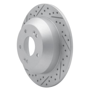 Kia Sorento Brake Rotor (1) - Rear Left - DFC - Drilled & Slotted Geoperformance - `15-`20 Kia Sorento Brake Rotor (1) - Rear Left - DFC - Drilled & Slotted Geoperformance - `15-`20