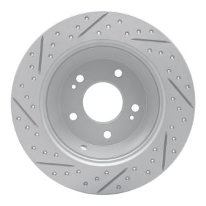 Kia Sorento Brake Rotor (1) - Rear Right - DFC - Drilled & Slotted Geoperformance - `15-`20 Kia Sorento Brake Rotor (1) - Rear Right - DFC - Drilled & Slotted Geoperformance - `15-`20