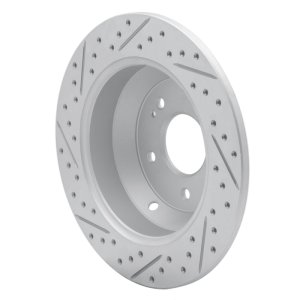 Kia Sorento Brake Rotor (1) - Rear Right - DFC - Drilled & Slotted Geoperformance - `15-`20 Kia Sorento Brake Rotor (1) - Rear Right - DFC - Drilled & Slotted Geoperformance - `15-`20