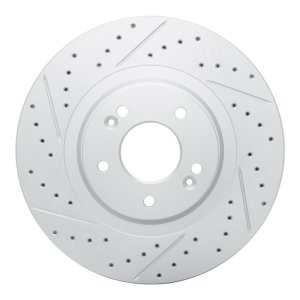 Kia Sorento Brake Rotor (1) - Front Left - DFC - Drilled & Slotted Geoperformance - `15-`20 Kia Sorento Brake Rotor (1) - Front Left - DFC - Drilled & Slotted Geoperformance - `15-`20